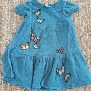 Hanna Andersson Size 4 Butterfly Tulle Dress